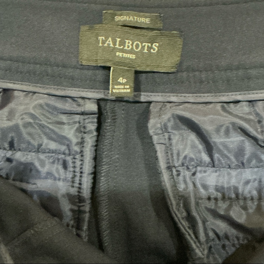 Talbots Petites Navy Dress Pants/originally
 $90 great quality nearly new